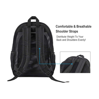 Heavy Duty Mesh Student Backpack Bag