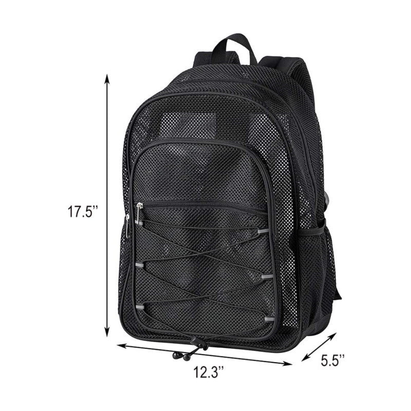 Heavy Duty Mesh Student Backpack Bag
