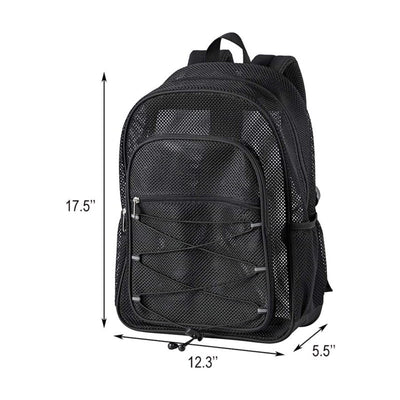 Heavy Duty Mesh Student Backpack Bag